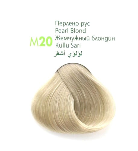 ام ام بيوتي صبغة شعر كومبليكس - لؤلؤي أشقر M20