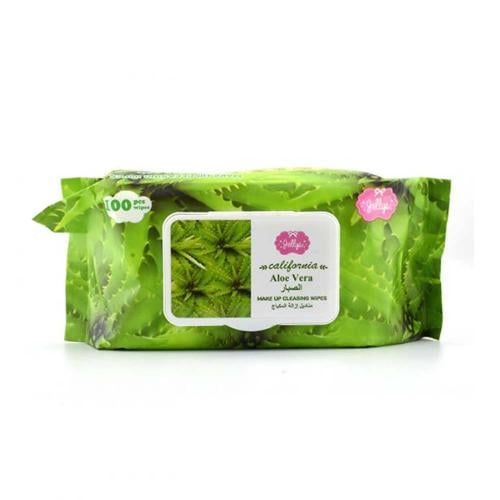 جيليز مناديل لإزالة المكياج بالصبار للبشرة - 100 ح...