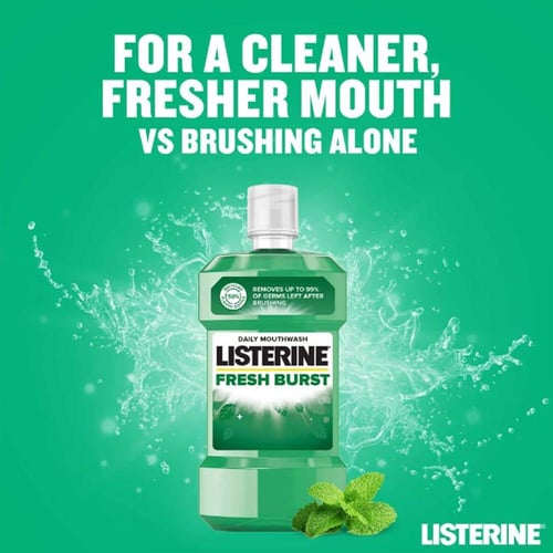 ليسترين غسول فم يومي فريش بورست - 500 مل