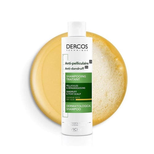 فيشي شامبو ديركوس ضد القشرة للشعر الجاف - 200 مل