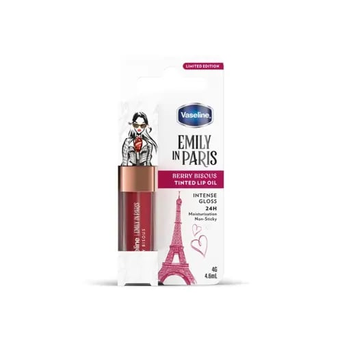 Vaseline Tinted Lip Oil Gloss 24-Hour – Berry (Emi...