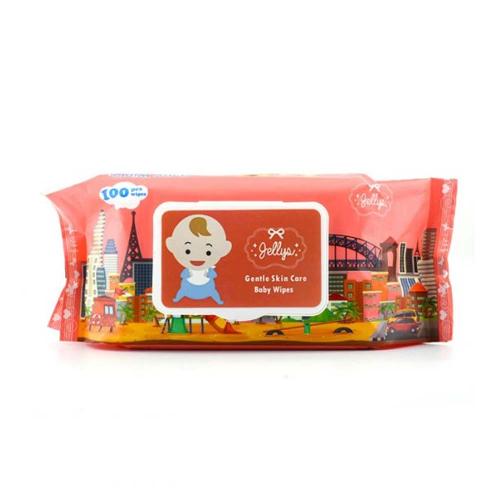 جيليز مناديل مبللة طبيعية ومعطرة - زهري 100 حبة