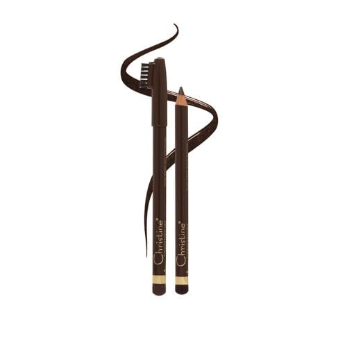 كرستين قلم حواجب ضد الماء بني وسط - C102