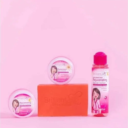 بريليانت سكين مجموعة تجديد شباب الوجه - 4 قطع