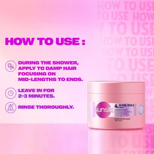 صانسيلك ماسك الشعر المغذي لومينيوس 100 - 220 مل