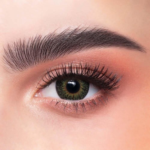 دهب عدسات لاصقة شهرية