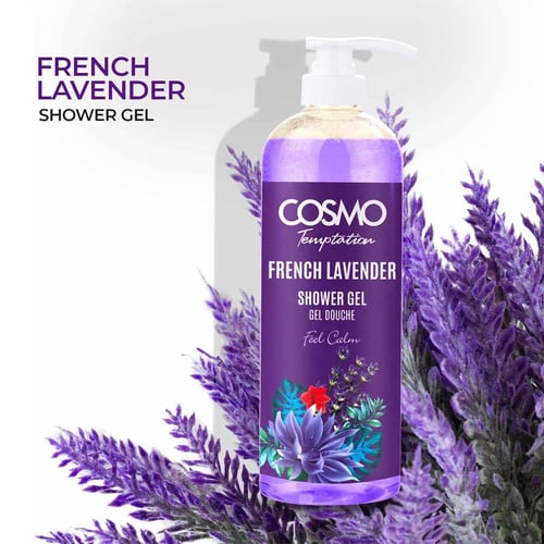 كوزمو تيمبتيشن جل استحمام باللافندر الفرنسي - 1000...