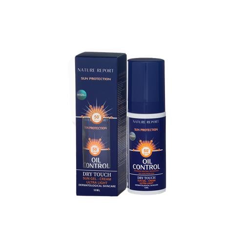 ناتشر ريبورت جل كريم واقي شمس للبشرة الدهنية بعامل...