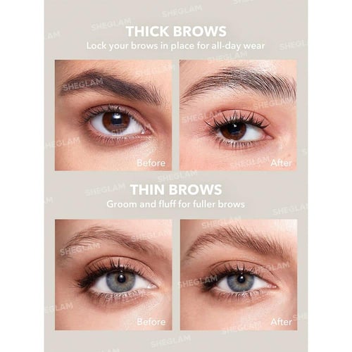 شيجلام جل تثبيت الحواجب سيت مي اب كريستال كلير - 5...