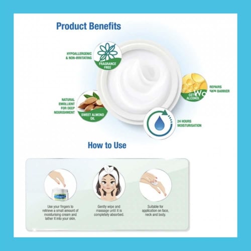 سيتافيل كريم ترطيب البشرة الجافة الى الجافة جداً و...