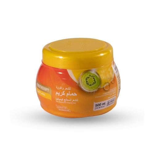 ماكاريزو حمام كريم للشعر المعالج كيميائيا بخلاصة ا...