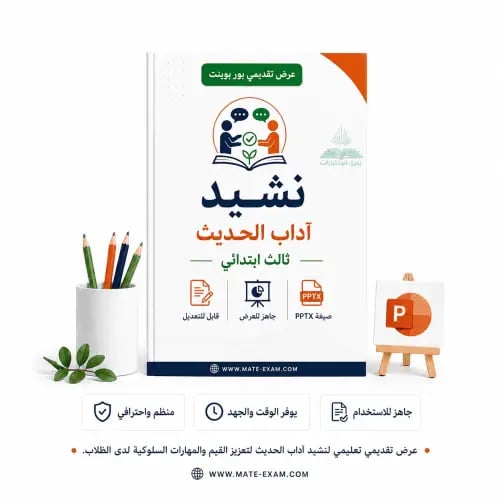 نشيد – آداب الحديث – ثالث ابتدائي.pptx