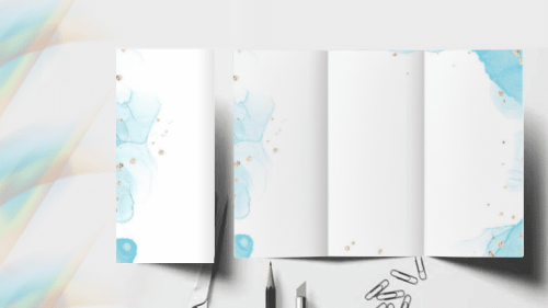 مطوية فارغة قابلة للكتابة