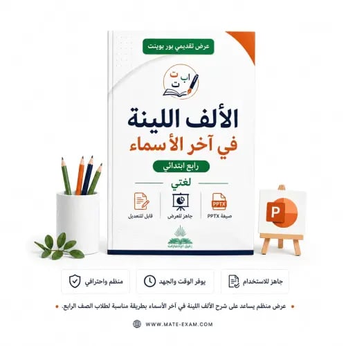 الألف اللينة في آخر الأسماء – رابع ابتدائي.pptx
