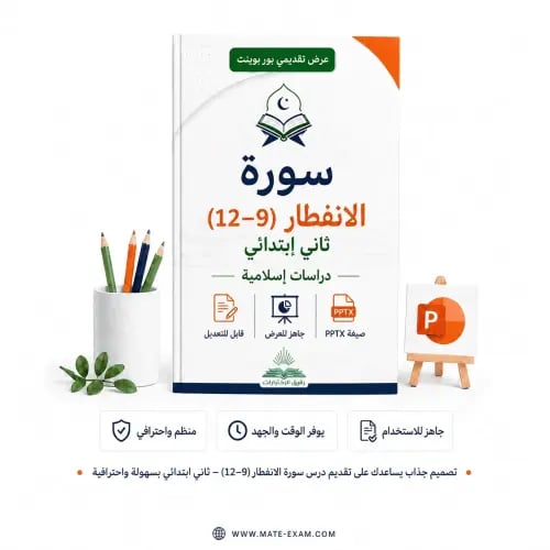 سورة الانفطار (9–12) – ثاني ابتدائي.pptx