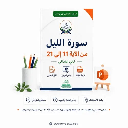 حفظ وتلاوة سورة الليل من الآية 11 إلى 21 – ثاني اب...