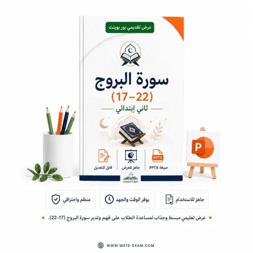 سورة البروج (17–22) – ثاني ابتدائي.pptx