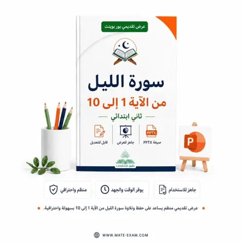 تلاوة وحفظ سورة الليل من الآية 1 إلى الآية 10 – ثا...