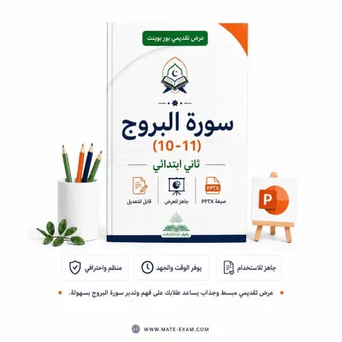 سورة البروج (10–11) – ثاني ابتدائي.pptx