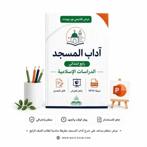آداب المسجد – رابع ابتدائي.pptx