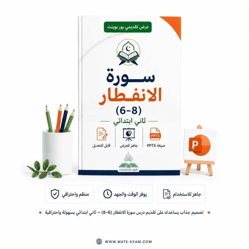 سورة الانفطار (6–8) – ثاني ابتدائي.pptx