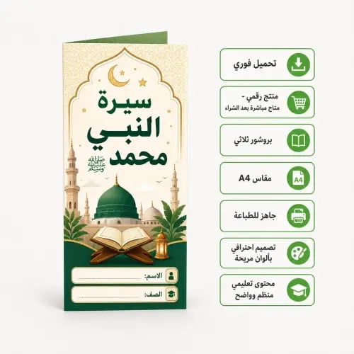 مطوية سيرة النبي محمد