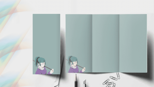 مطوية فارغة قابلة للكتابة