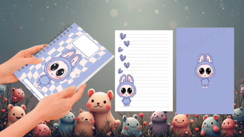 غلاف دفتر بتصميم أرنوب