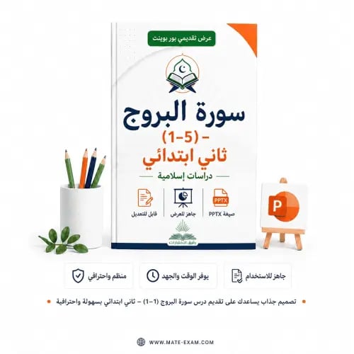 سورة البروج (1–5) – ثاني ابتدائي.pptx