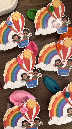 منطاد الأطفال "صلصال فوم + بالون"