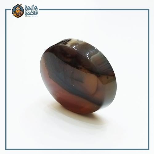 عقيق يمني بني ملون طبقات