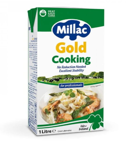 كريمة طبخ جولد ميلاك اخضر 1 لتر Millac Gold Cookin...