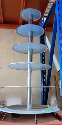 قاعدة ست ادوار استيل Six-Tier Stainless Steel Disp...
