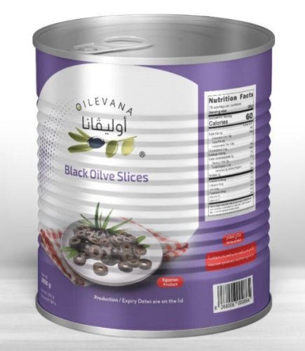 زيتون شرائح اسود اوليفانا 1.56 كجم Oilevana Black...