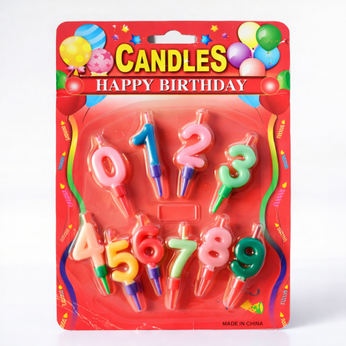 شمعة على شكل رقم Number Shaped Candle