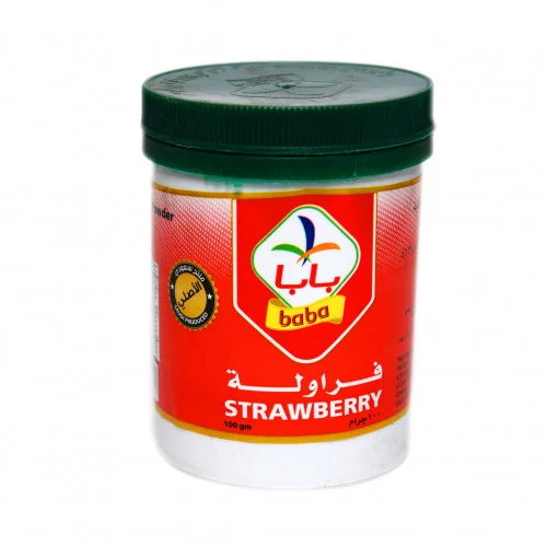 لون بودرة فراولة بابا 100 جم Baba Strawberry Powde...