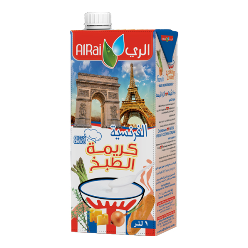 كريمة طبخ حيواني الري 1 لتر Alrai French Cooking C...
