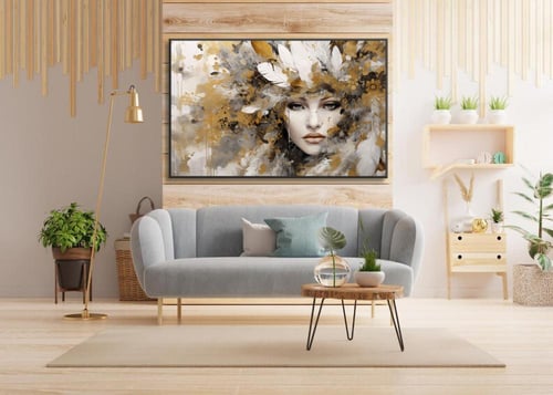 لوحه فنيه كانفس