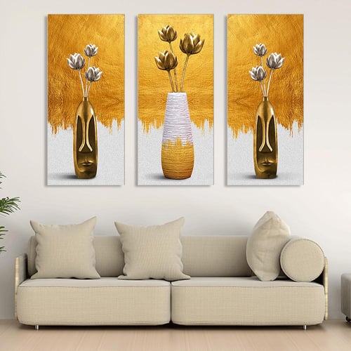 لوحة فنية كانفس ثلاث قطع