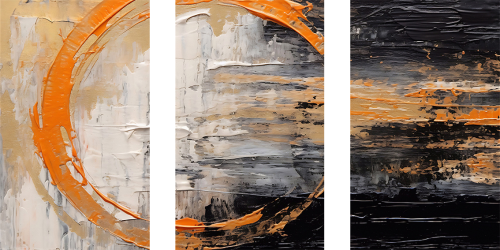 لوحة فنية كانفس ثلاث قطع