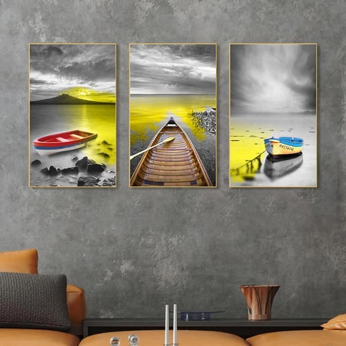 لوحة فنية كانفس ثلاث قطع