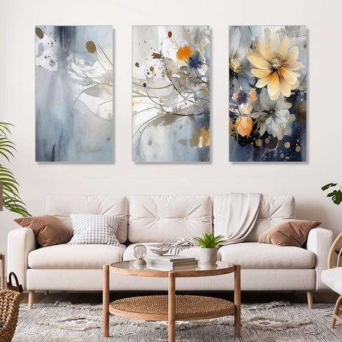 لوحة فنية كانفس ثلاث قطع