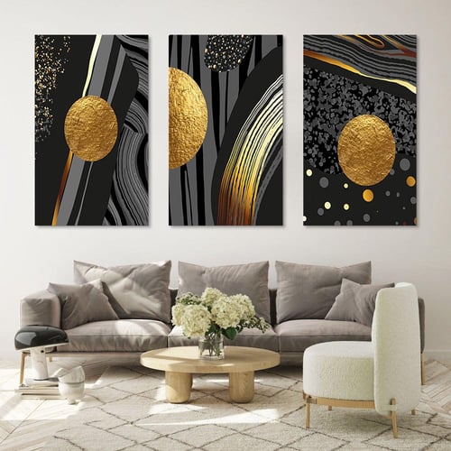 لوحة فنية كانفس ثلاث قطع