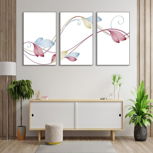 لوحة فنية كانفس ثلاث قطع