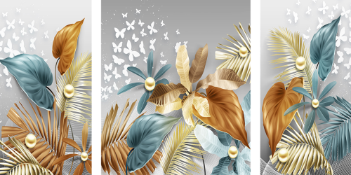 لوحة فنية كانفس ثلاث قطع