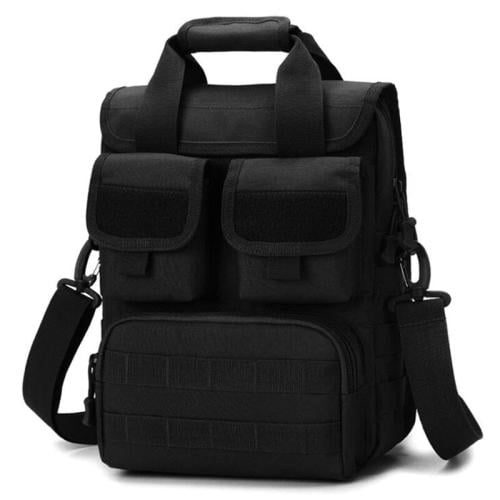 شنطة يد جيش - Army hand bag (اسود-زيتي-بني)