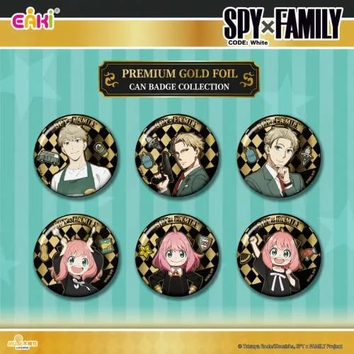 شارة SPY×FAMILY Gilded Series – تصميم فاخر