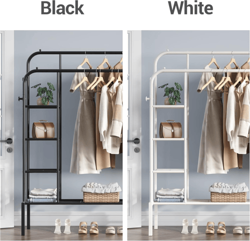 "ستاند ملابس زوجي قابل للحركة "