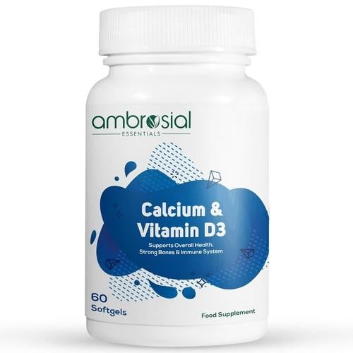 Ambrosial Calcium Vitamin D3- 60 tablets