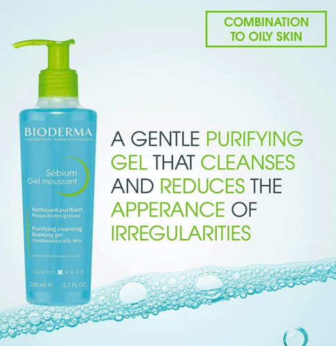 بيوديرما جل تنقية للبشرة الدهنية - 200 مل